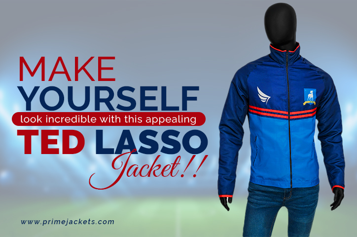 Make yourself look incredible with this appealing Ted Lasso Jacket
